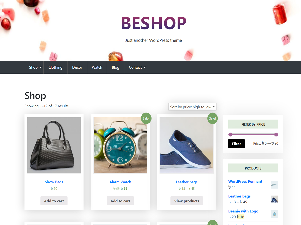 BeShop WordPress Theme