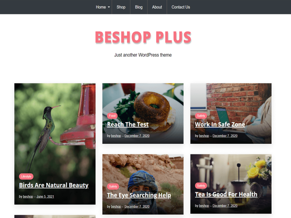 BeShop Plus WordPress Theme