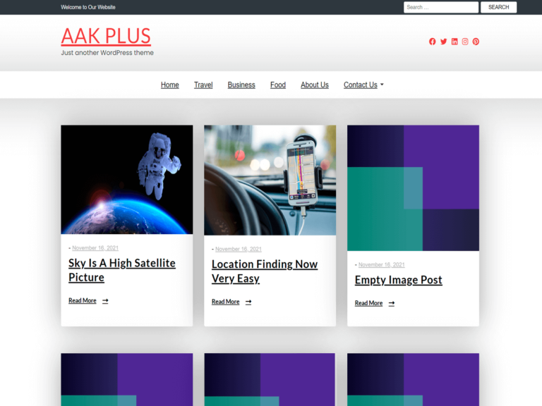 Aak Plus WordPress Theme