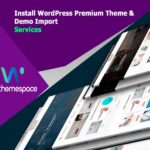 Install WordPress theme and demo import service