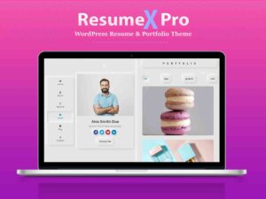 ResumeX Pro WordPress Theme
