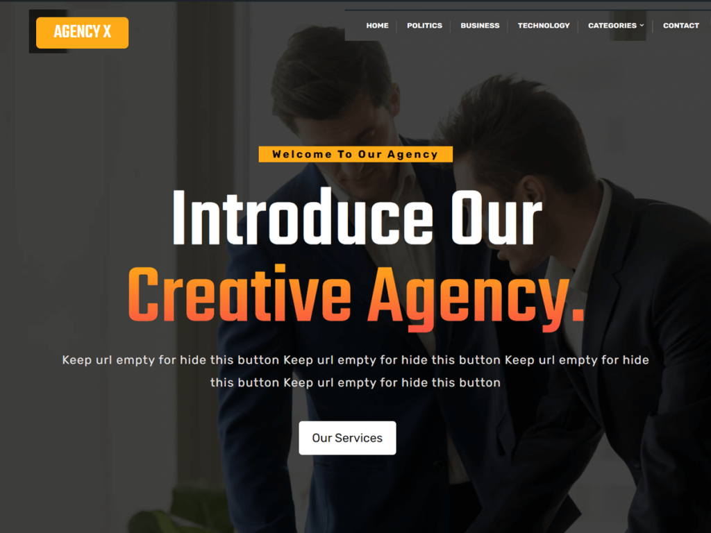 Agency X WordPress Theme