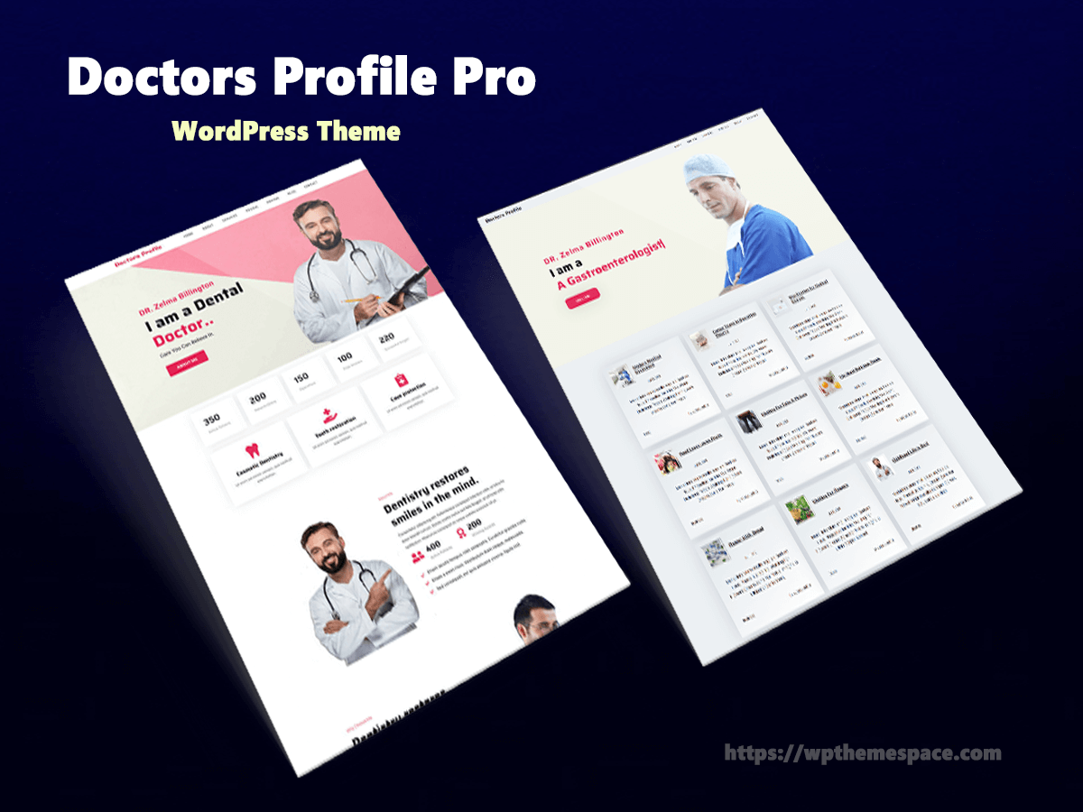 Doctors Profile Pro WordPress Theme