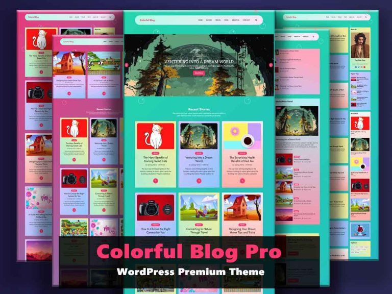 Colorful Blog Pro Theme