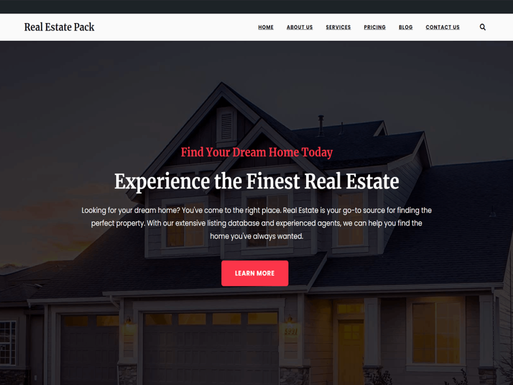 Real Estate Pack WordPress Theme