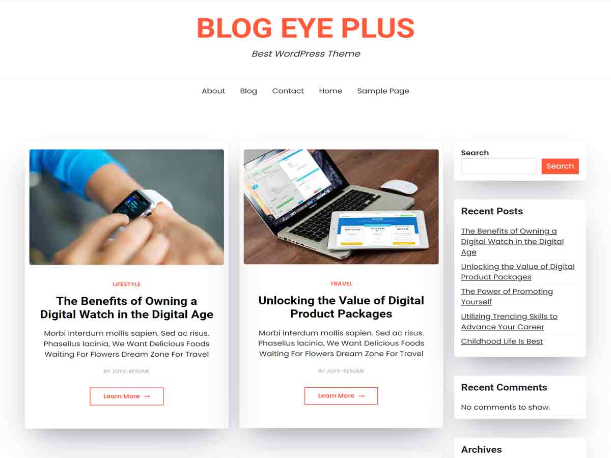 Blog Eye Plus