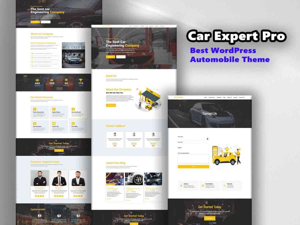 Car Expert Pro WordPress theme