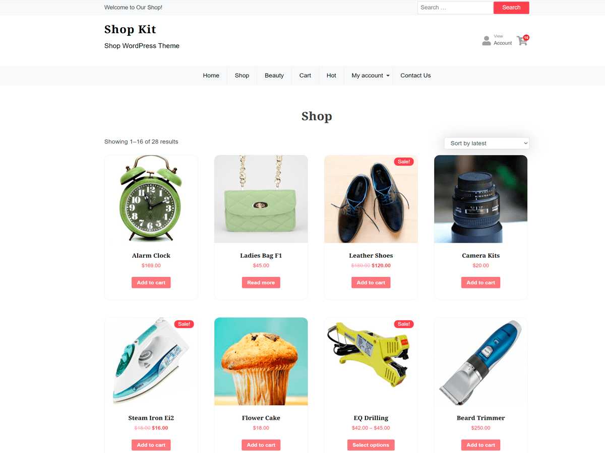 Shop Kit WordPress WooCommerce theme