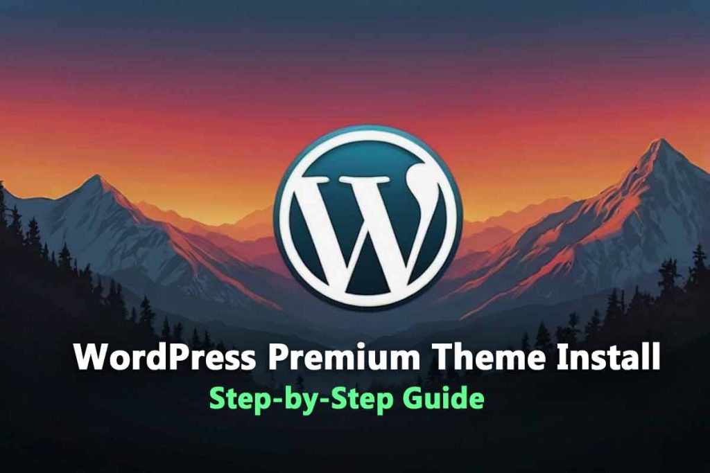 Installing Premium WordPress Themes
