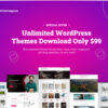 Download unlimited Pro WordPress themes