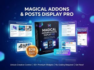 Magical Addons For Elementor & Magical Posts Display Pro Bundle
