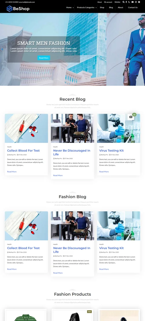 BeShop Pro Blog & Editorial Hub